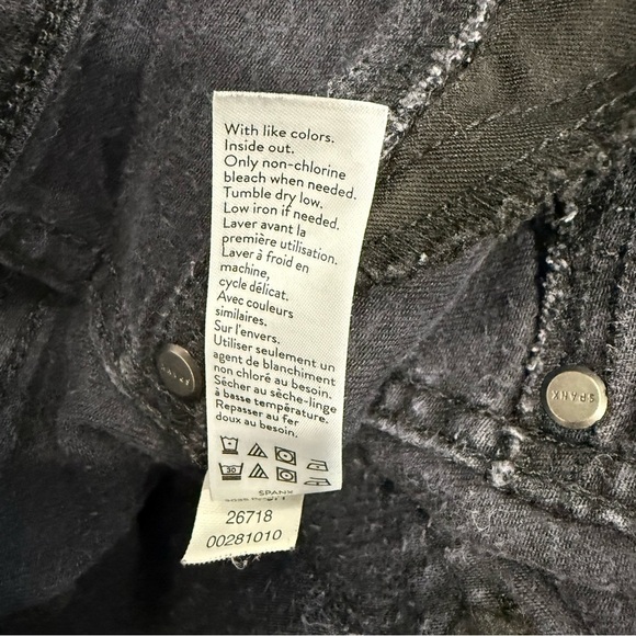 Spanx Black Denim Leggings Jeggings Size Medium - Picture 8 of 8